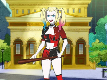 Harley Quinn Trainer batman, parody sex game