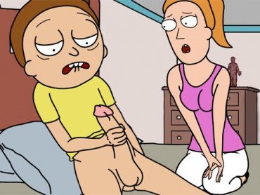 Rick And Morty - The Pervetiest Central Finite Curve parody game with lots of masturbation