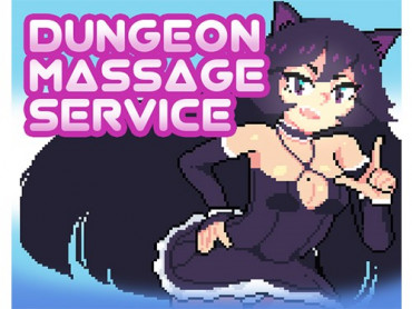 Dungeon Massage Service pixel-style game